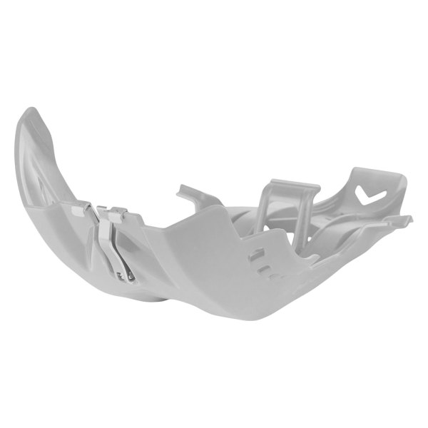 Polisport® - Fortress White Skid Plate with Linkage Protection