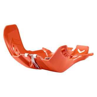 Polisport® - Fortress Orange Skid Plate with Linkage Protection