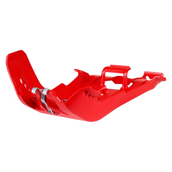 Polisport® - Fortress Red Skid Plate with Linkage Protection