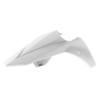 Polisport® - Rear White Plastic Fender + Side Panels