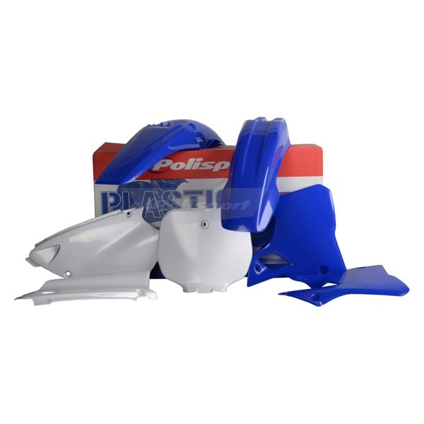 Polisport® - MX™ White/Blue Plastic Kit