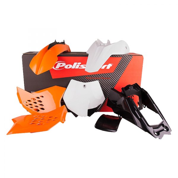 Polisport® - MX™ Orange/White/Black Plastic Kit