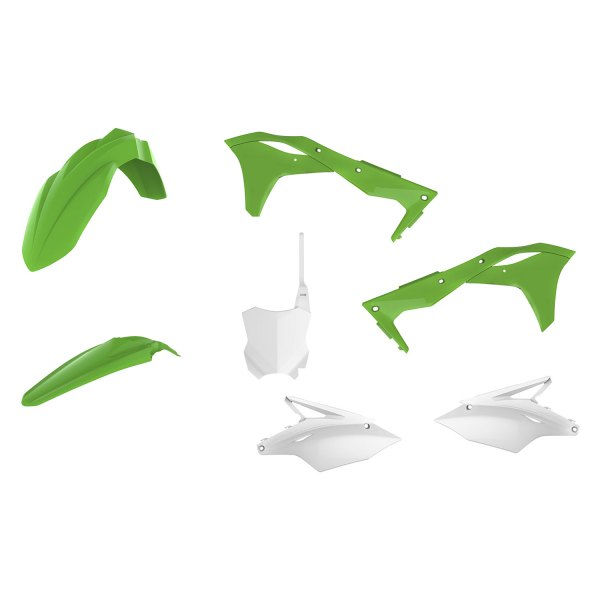 Polisport® - MX™ Green 05/White (OEM 19) Plastic Kit