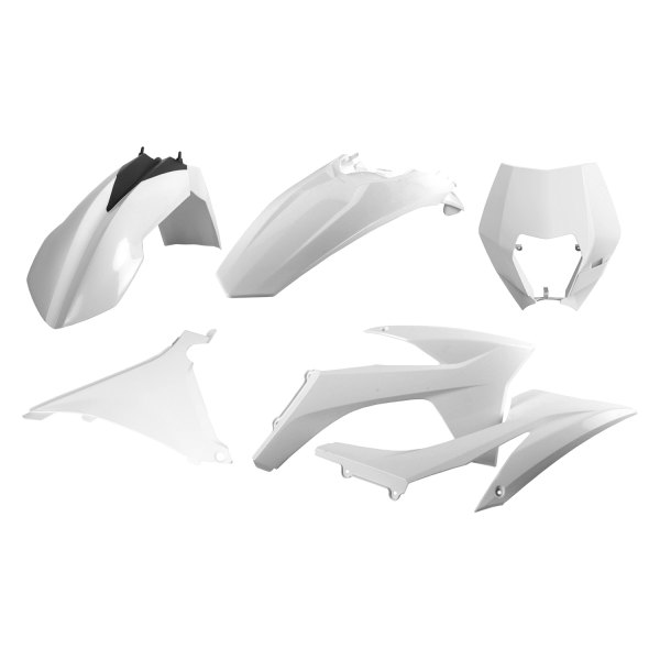 Polisport® - Enduro™ White Plastic Kit with Mask