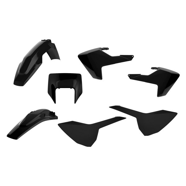 Polisport® - Enduro™ Black Plastic Kit with Mask