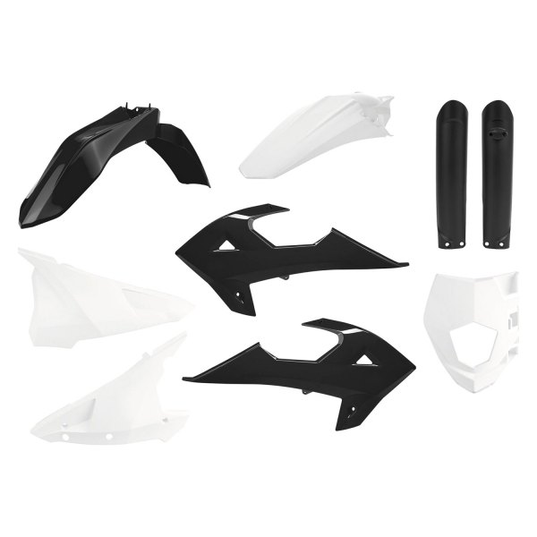 Polisport® - Enduro™ Black/White Plastic Kit