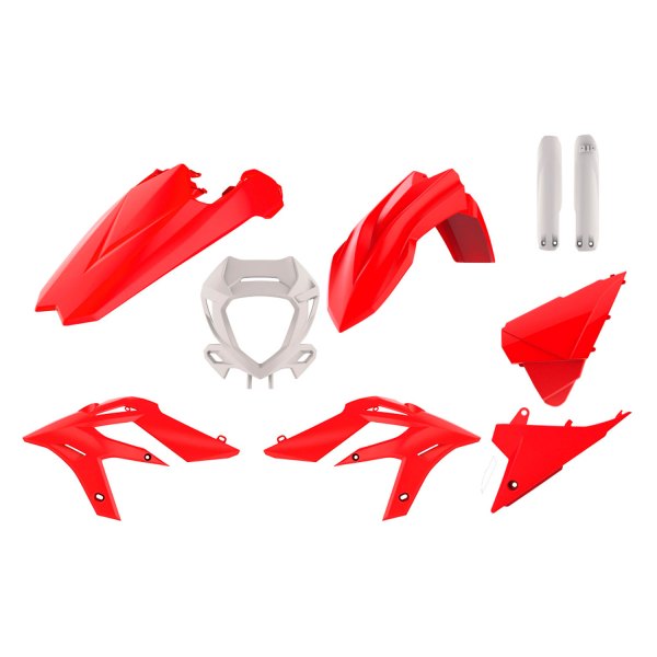 Polisport® - Enduro™ Red/White Plastic Kit