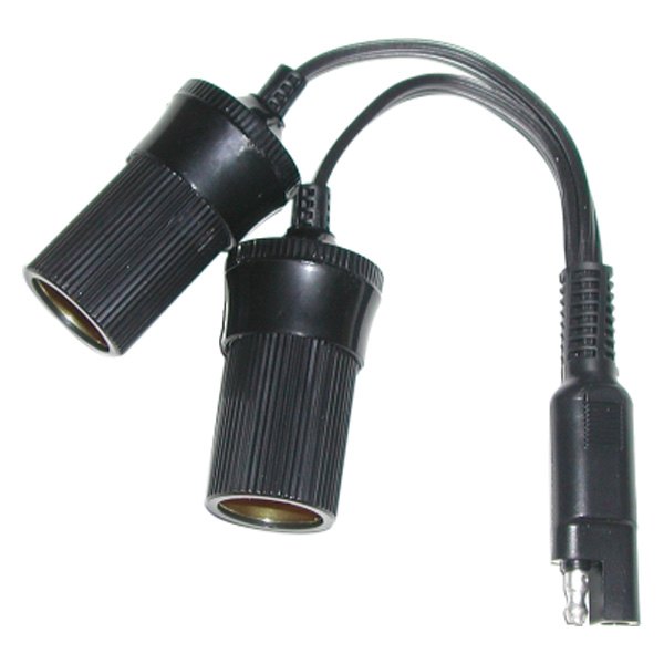 Powerlet® - SAE Y-Cable to Dual Cigarette Socket