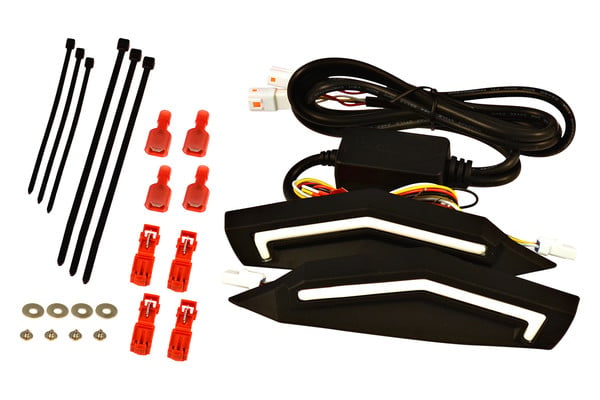 PowerMadd® 34491 - Sentinel Handguard LED Turn Signal Kit