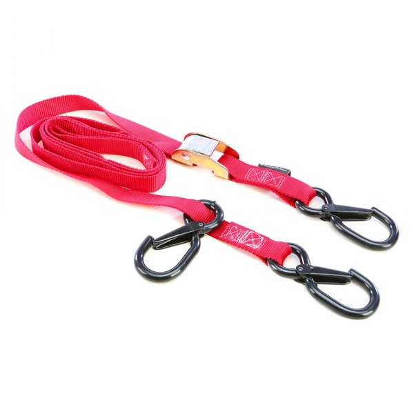 Powertye® - 1" x 96" Red Tie-Down with 3 Latch Hook