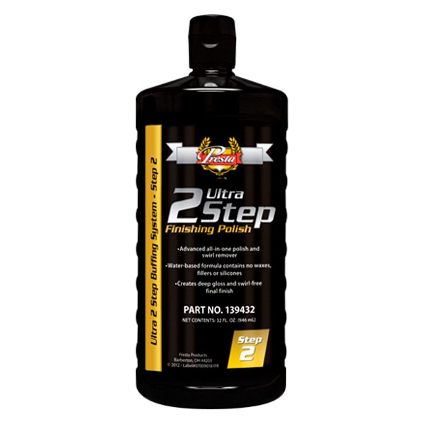 Presta® - Ultra 2 Step™ 8 oz. Bottle Ultra 2-Step Finishing Polish