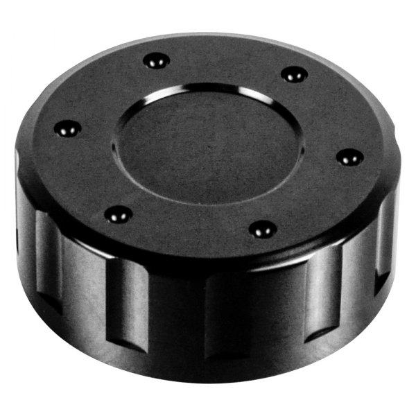 Pro-Bolt® - Rear Round Black Aluminum Brake Reservoir Cap