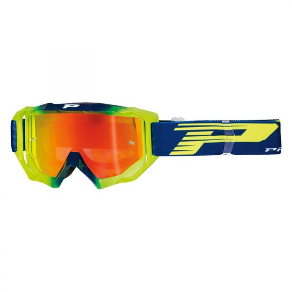 Pro Grip® - Pg 3200 Fluo Venom Goggles (Navy Blue/Yellow)