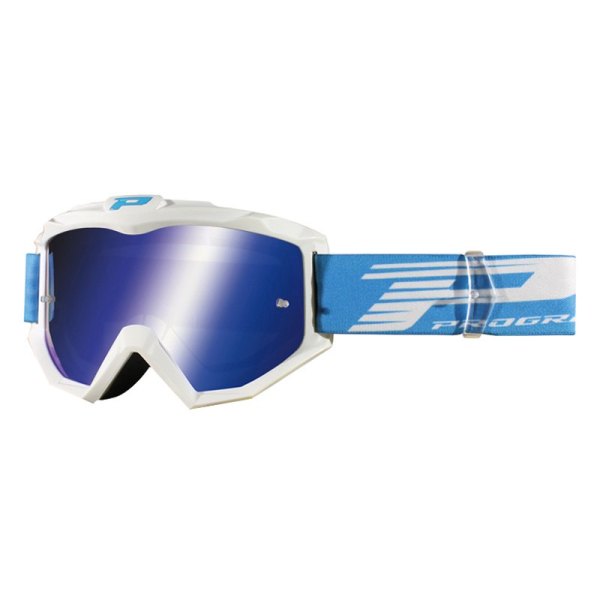 Pro Grip® - Pg 3201 FL Atzaki Goggles (White/Light Blue)