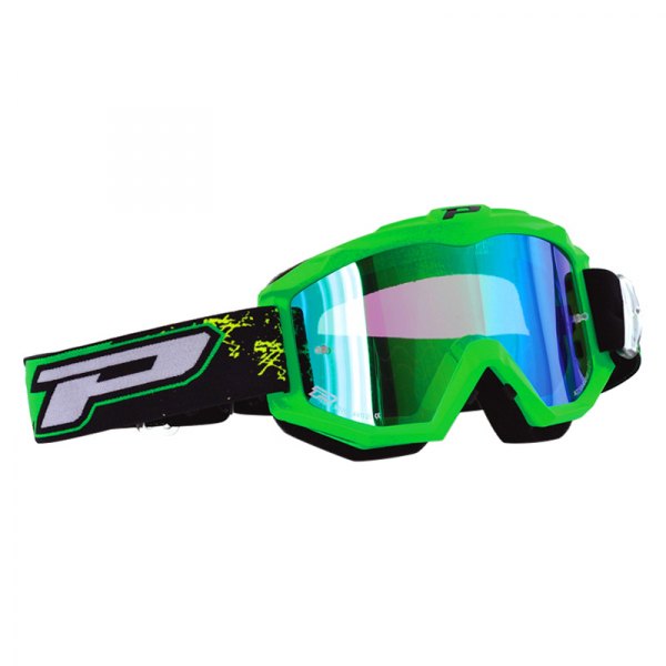 Pro Grip® - 3204 FL MX Serries Goggles (Green)