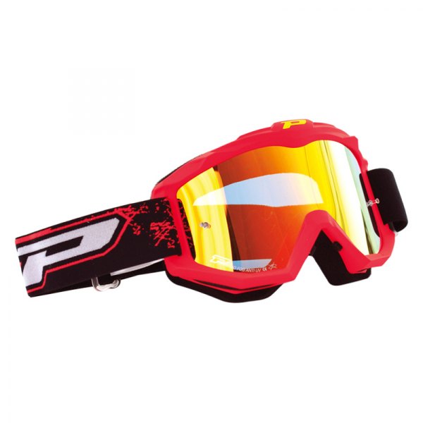 Pro Grip® - 3204 FL MX Serries Goggles (Red)