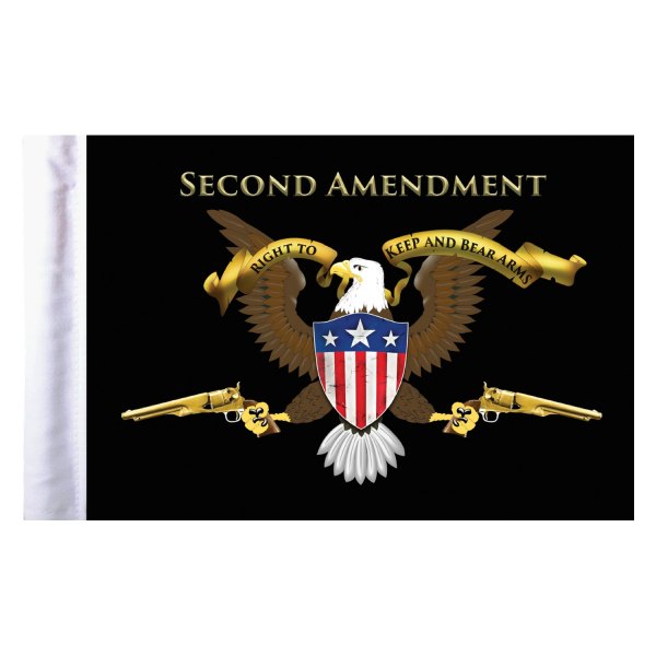 Pro Pad® - "2nd Amendment" Style Motorcycle Flag