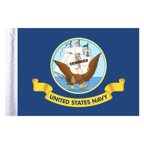 Pro Pad® - U.S. Navy Style Motorcycle Flag