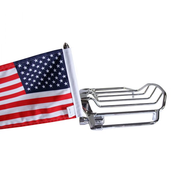 Pro Pad® - Air Wing Luggage Rack Flag Mount with 6" x 9" USA Flag