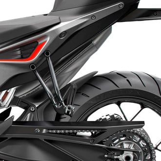 Puig® - Rear Matte Black ABS Plastic Fender Extension