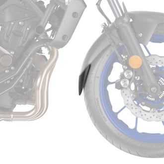 Puig® - Front Black ABS Plastic Fender Extension