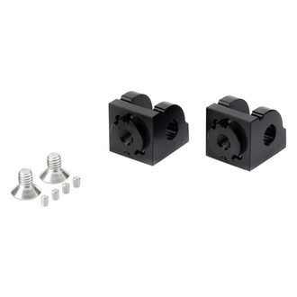 Puig® - Adjustable Black Adapter Kit for Rider