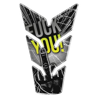 Puig® - Skull F-You Black Tank Pad