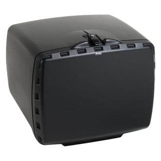 Puig® 2328N - Mega Box 100L Black Top Case with Lock