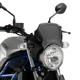 Puig® - Aluminum Black Fork Front Plate