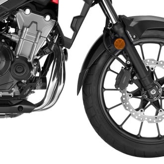 Puig® - Front Black ABS Plastic Fender Extension