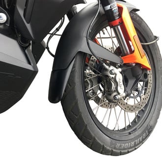 Puig® - Front Black ABS Plastic Fender Extension