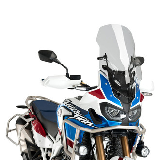 Puig® - Windshield Lift-Up Manual Elevation Mechanism Support with Touring Windscreen