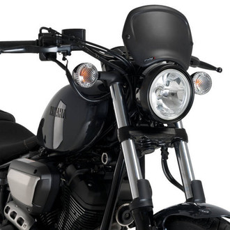 Puig® - Plastic Matte Black Front Plate