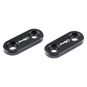 Puig® - Black Rear View Mirrors Caps Kit