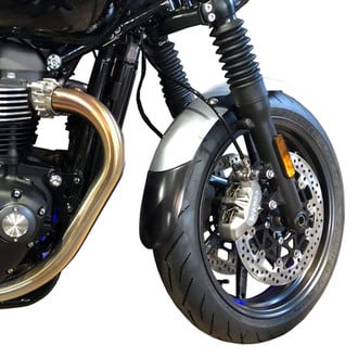 Puig® - Front Black ABS Plastic Fender Extension