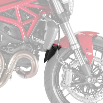 Puig® - Front Black ABS Plastic Fender Extension