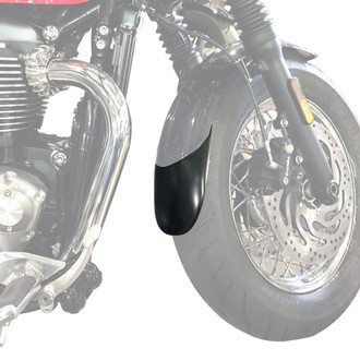 Puig® - Front Black ABS Plastic Fender Extension