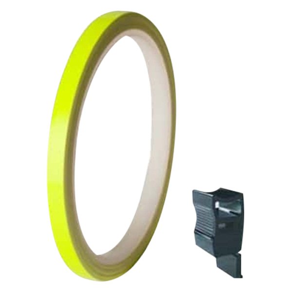 Puig® - Yellow Fluorescent Rim Strip with Applicator