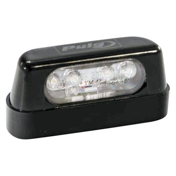 Puig® - MIG Style Black LED License Plate Light