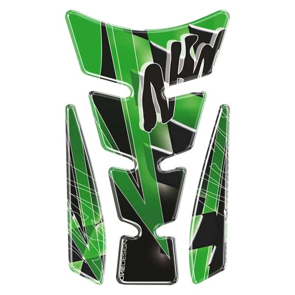Puig® - Wings Green Tank Pad with Logo NINJA