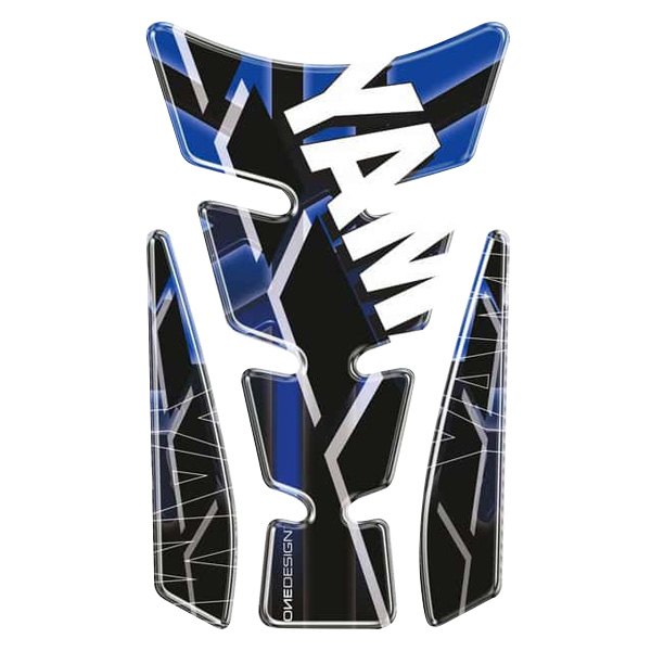 Puig® - Wings Blue Tank Pad with Logo YAMAHA