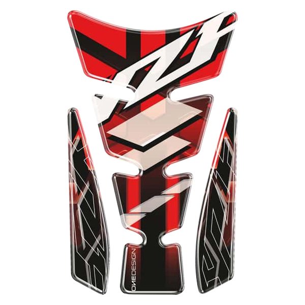 Puig® - Wings Red Tank Pad with Logo YZF