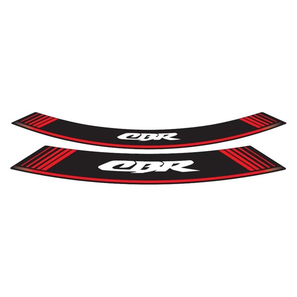 Puig® - "CBR" Red Rim Strip Kit