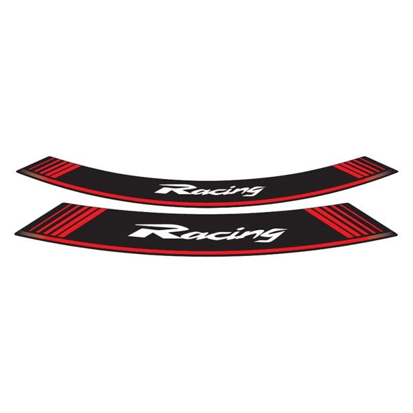 Puig® - "Racing" Red Rim Strip Kit