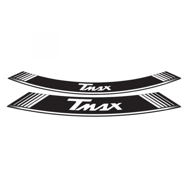 Puig® - "T-Max" White Rim Strip Kit