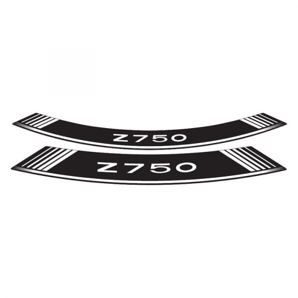 Puig® - "Z750" White Rim Strip Kit