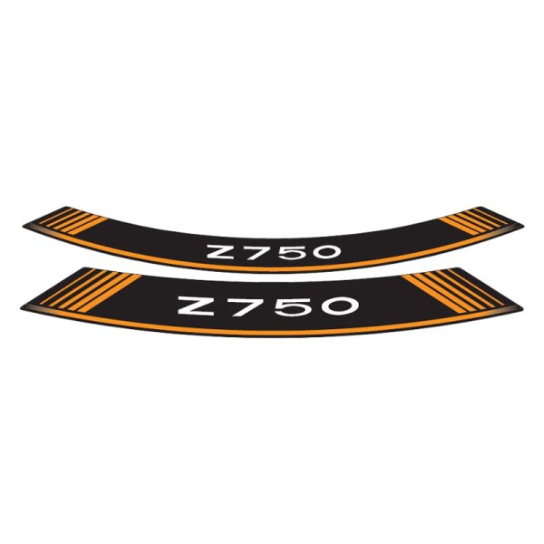 Puig® - "Z750" Orange Rim Strip Kit