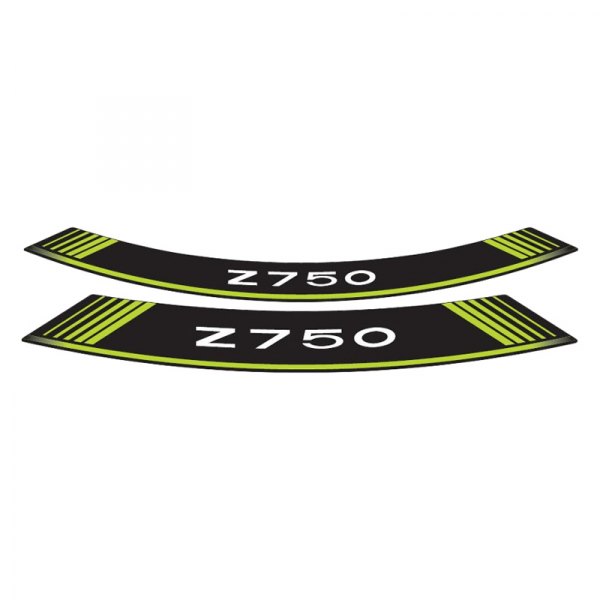 Puig® - "Z750" Green Rim Strip Kit
