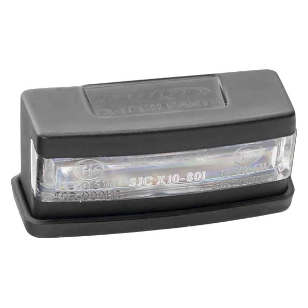 Puig® - Plastic Black Homologated LED License Plate Light