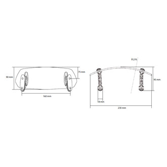 Puig® - Multi-Adjustable Visor Fixed with Screws